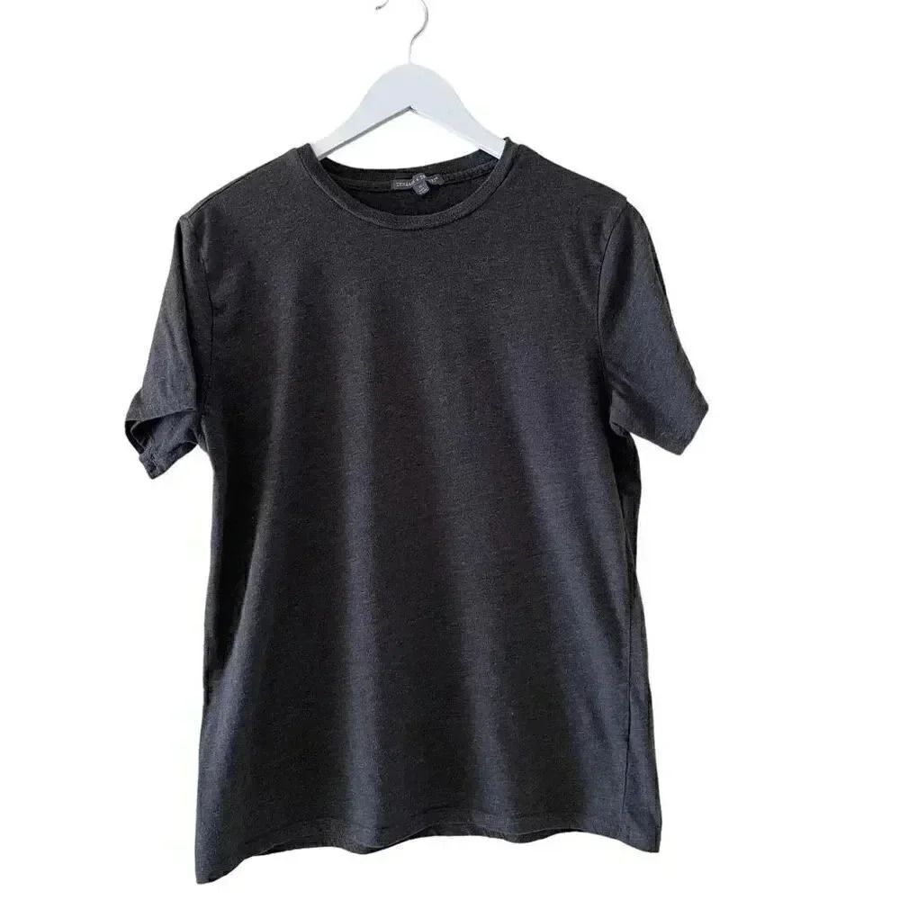 Threads 4 Thoughts Black Crewneck Soft Cotton Short Sleeves T-Shirt M #1484